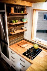 Space Saving Solutions for your Tiny home - using vertical space with shelving
