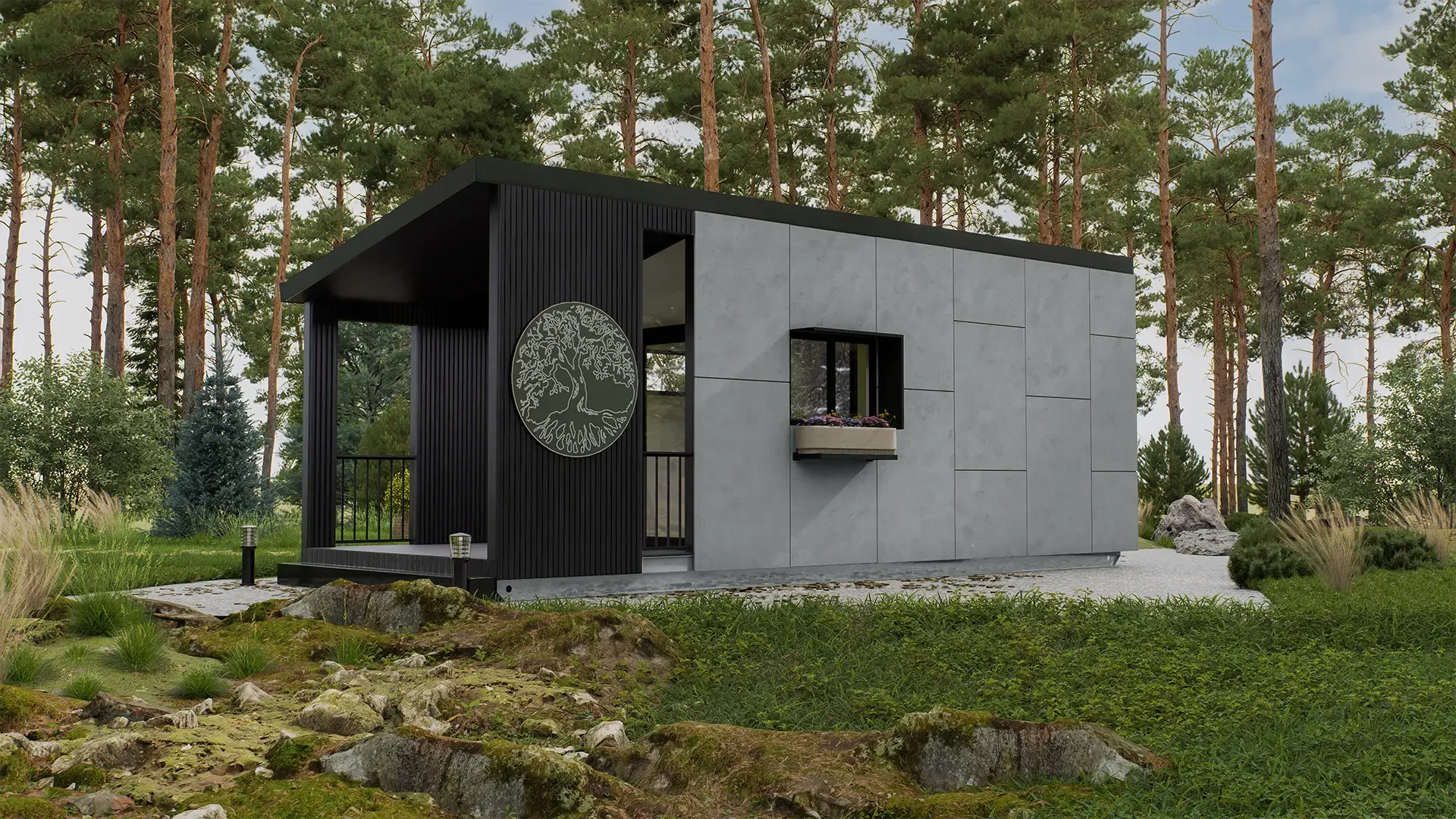 BNB - FRONT DECK - SKILLION копия