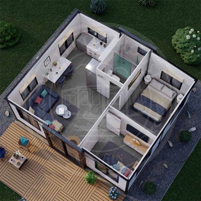 Oasis 2Bed Floorplan 3D